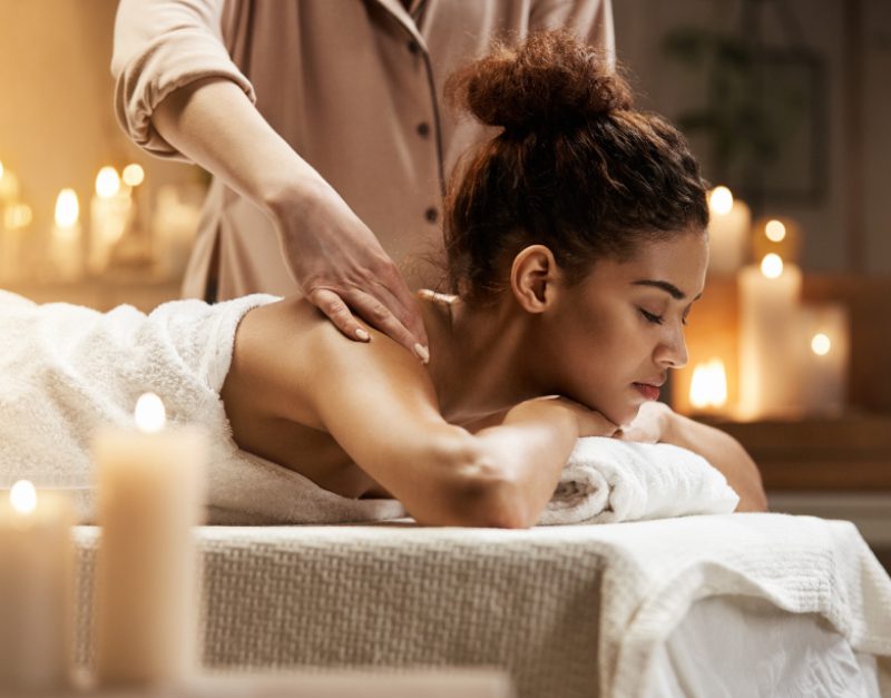 Relaxing massage session at Sunlight Massage Spa